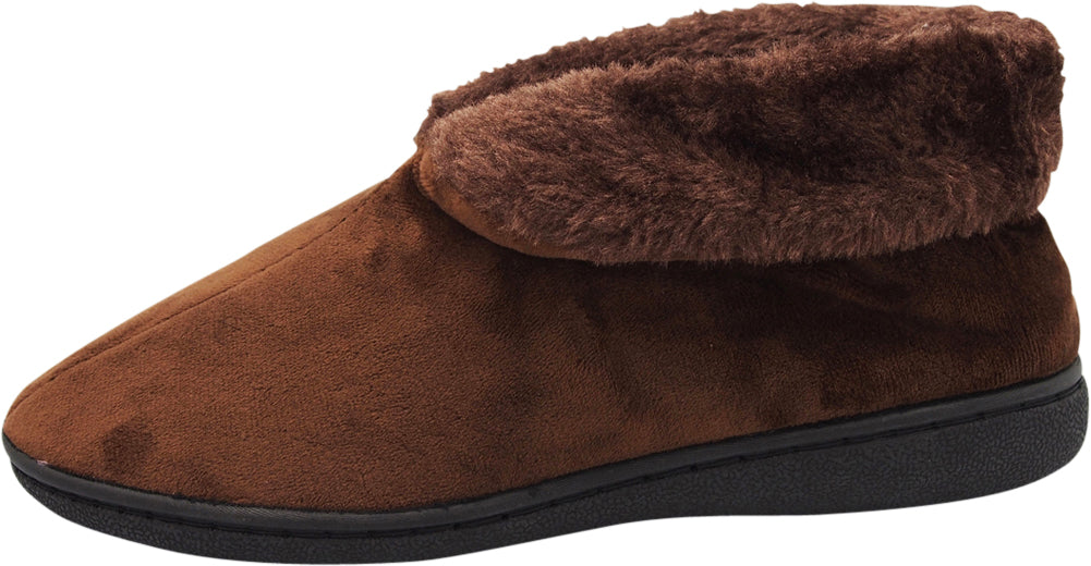 NORTY Women's Memory Foam Slip On Bootie Slipper - Runs 1/2 Size Small