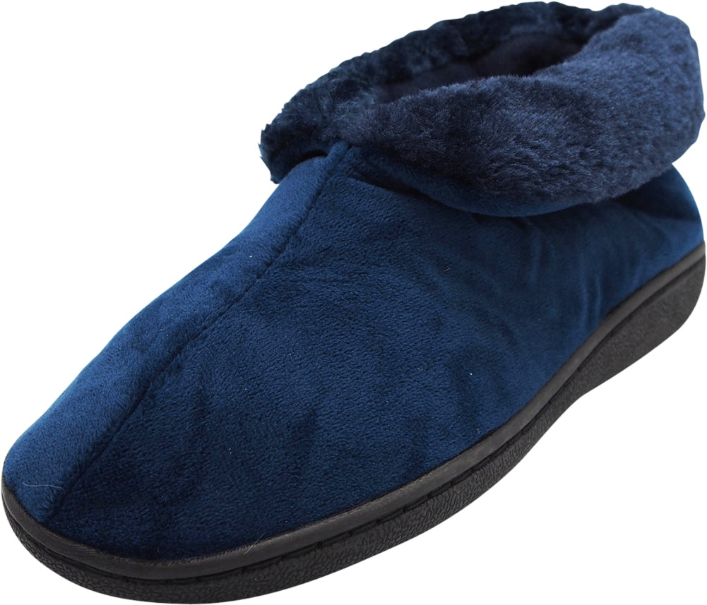 NORTY Women's Memory Foam Slip On Bootie Slipper - Runs 1/2 Size Small