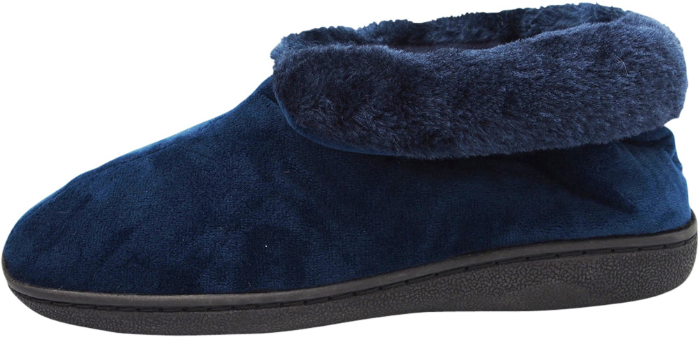 NORTY Women's Memory Foam Slip On Bootie Slipper - Runs 1/2 Size Small