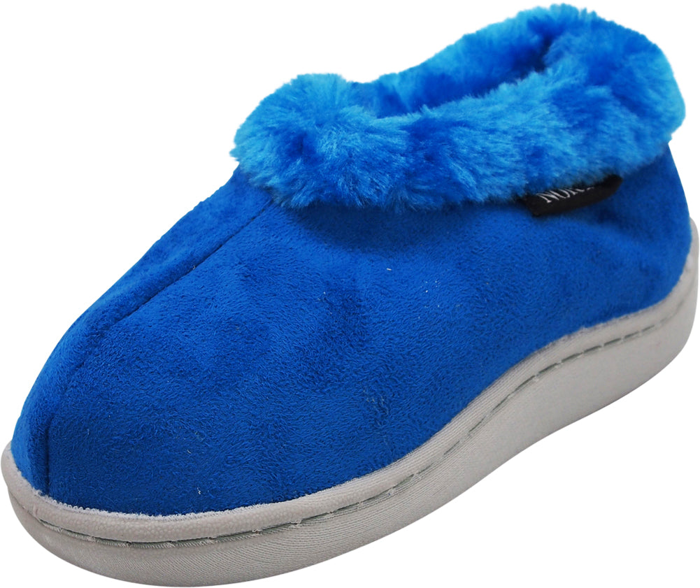 Norty Toddler Girl's Kids Fleece Memory Foam Slip On Indoor Slippers Shoe