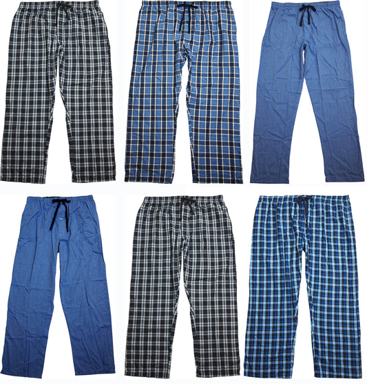 Hanes Mens Big & Tall Woven Blend Lounge Pajama Sleep Pant - Sizes XL -5XL