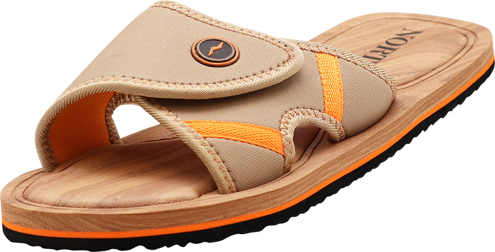 NORTY Men's Memory Foam Footbed Sandals - for Beach, Pool, Shower