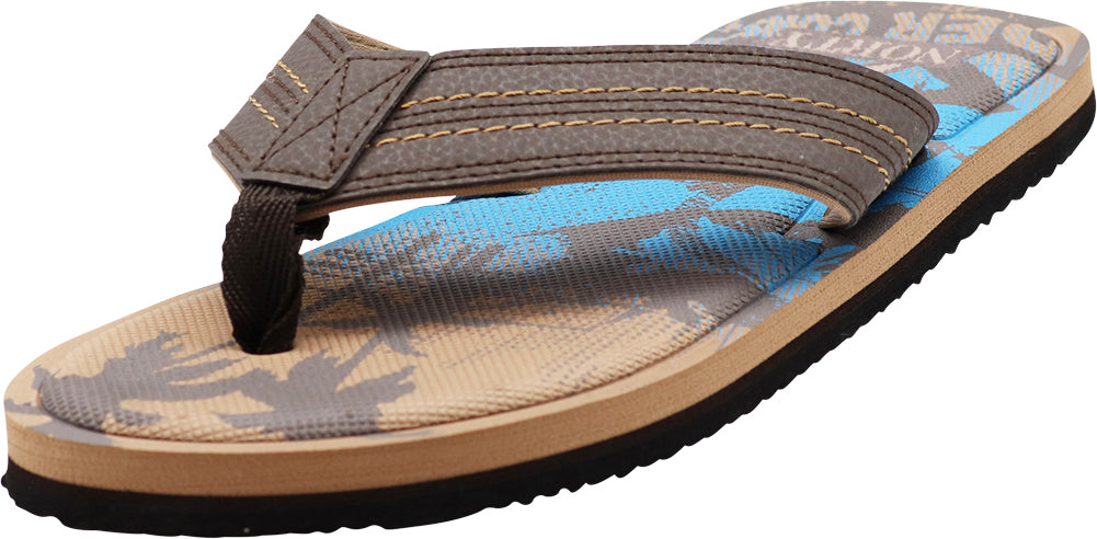 NORTY Men's Memory Foam Footbed Sandals - for Beach, Pool, Shower