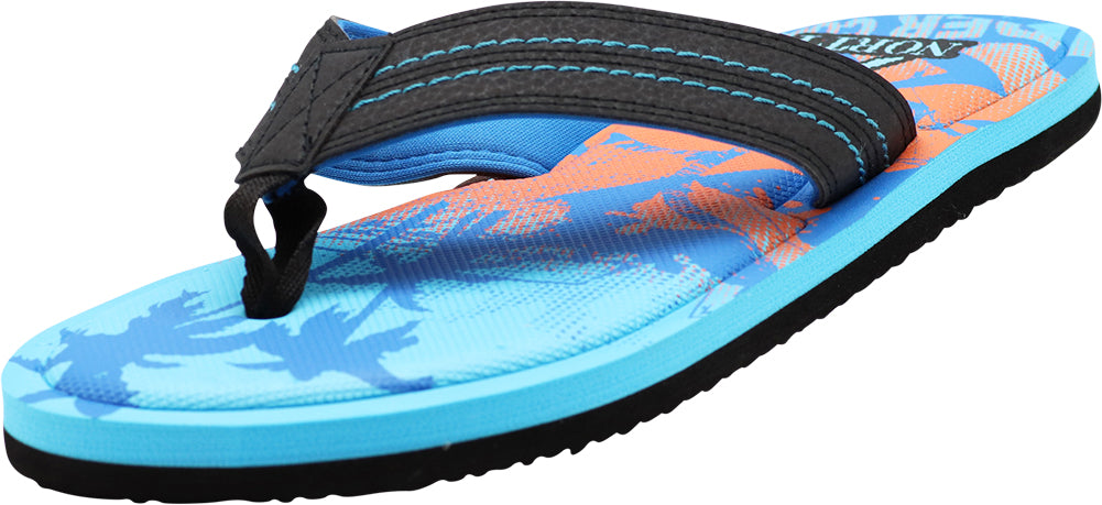 NORTY Men's Memory Foam Footbed Sandals - for Beach, Pool, Shower