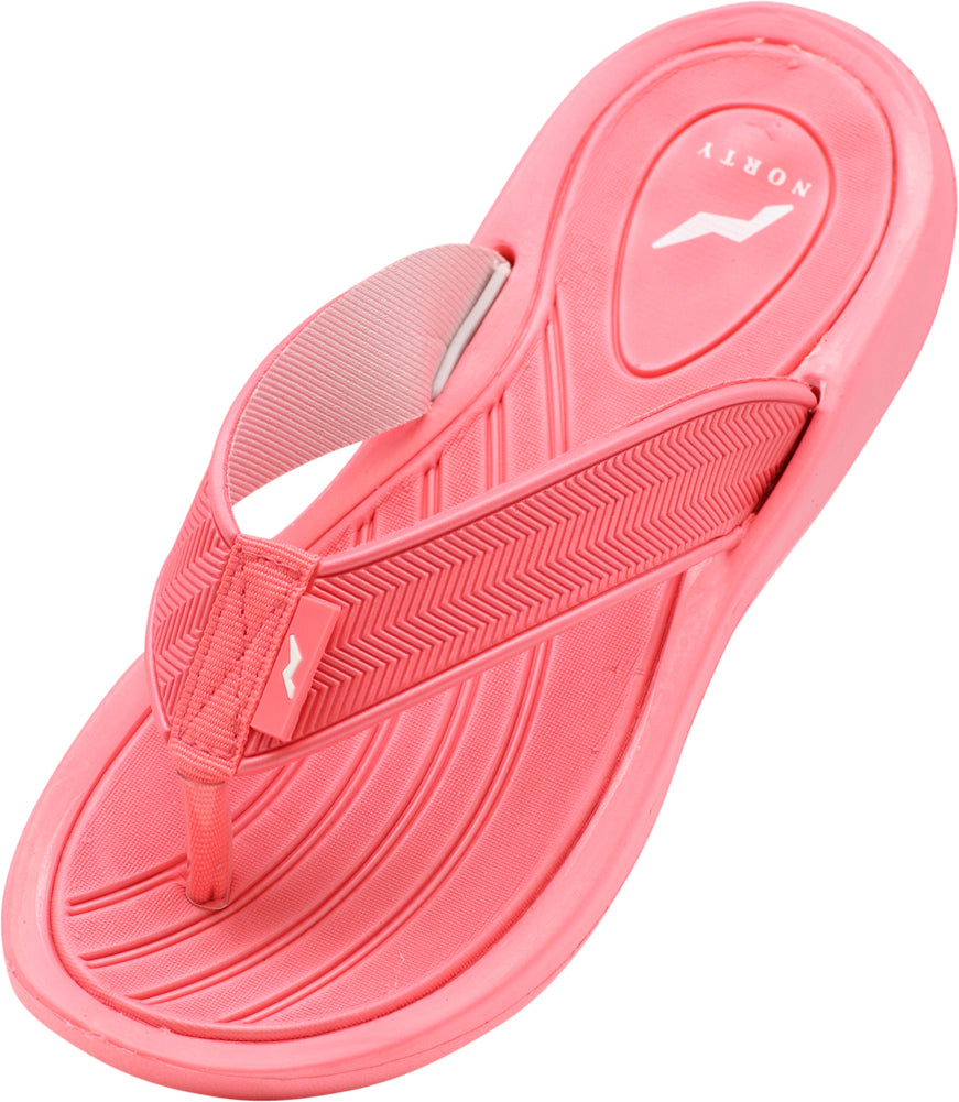 NORTY - Women's Thong Flip Flop Sandals Casual for Beach, Pool, Shower - Runs 1 Size Small