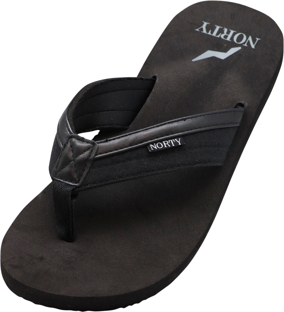 NORTY Men's Everyday Sandals Flip Flop Thong Shoe for Beach, Casual, Outdoor & Indoor