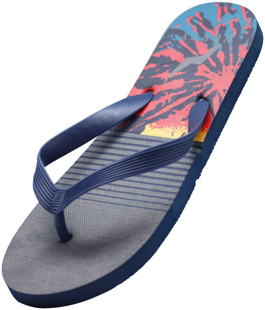 Norty Men's Casual Beach Pool Everyday Flip Flop Thong Sandal Shoe