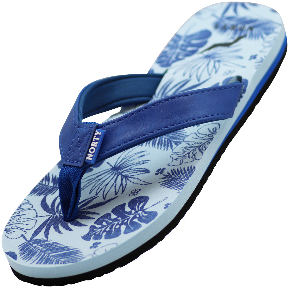 Norty Women's Beach, Pool, Everyday Flip Flop Thong Sandal - Choose your style