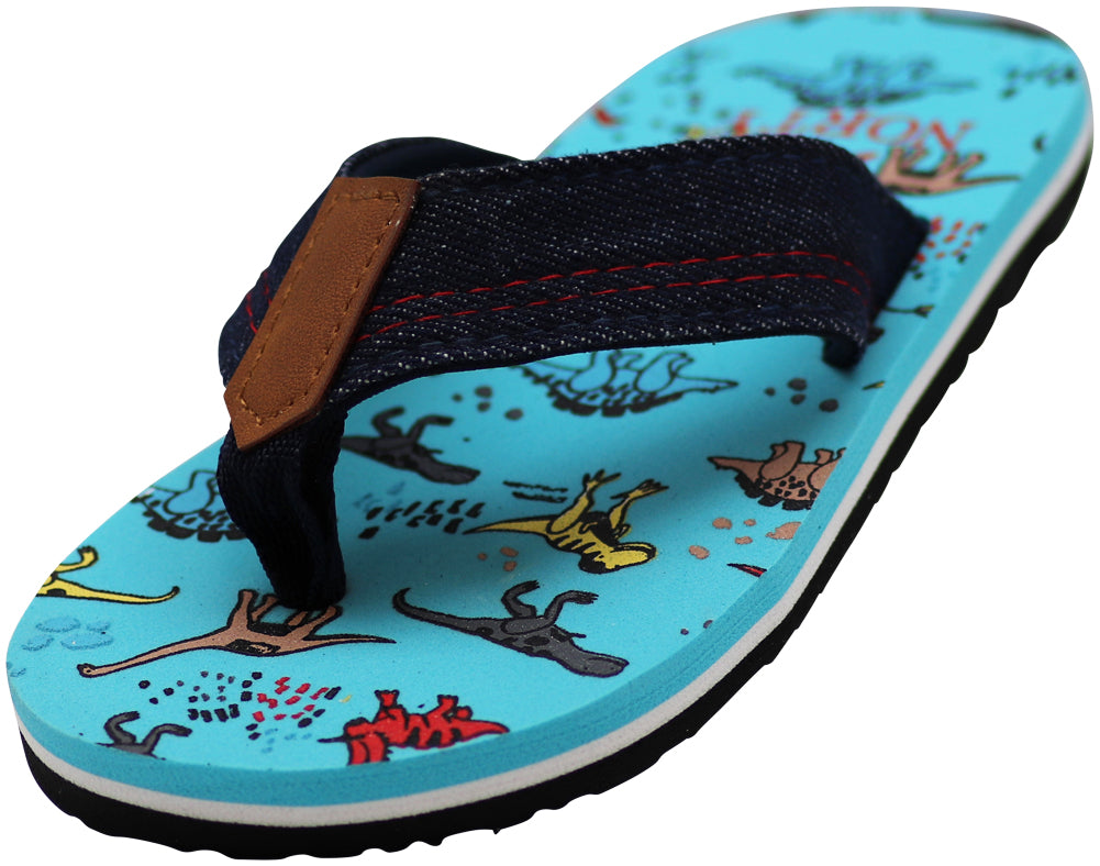 NORTY Boy's Flip Flop for The Beach, Pool, Everyday - Runs One Size Small