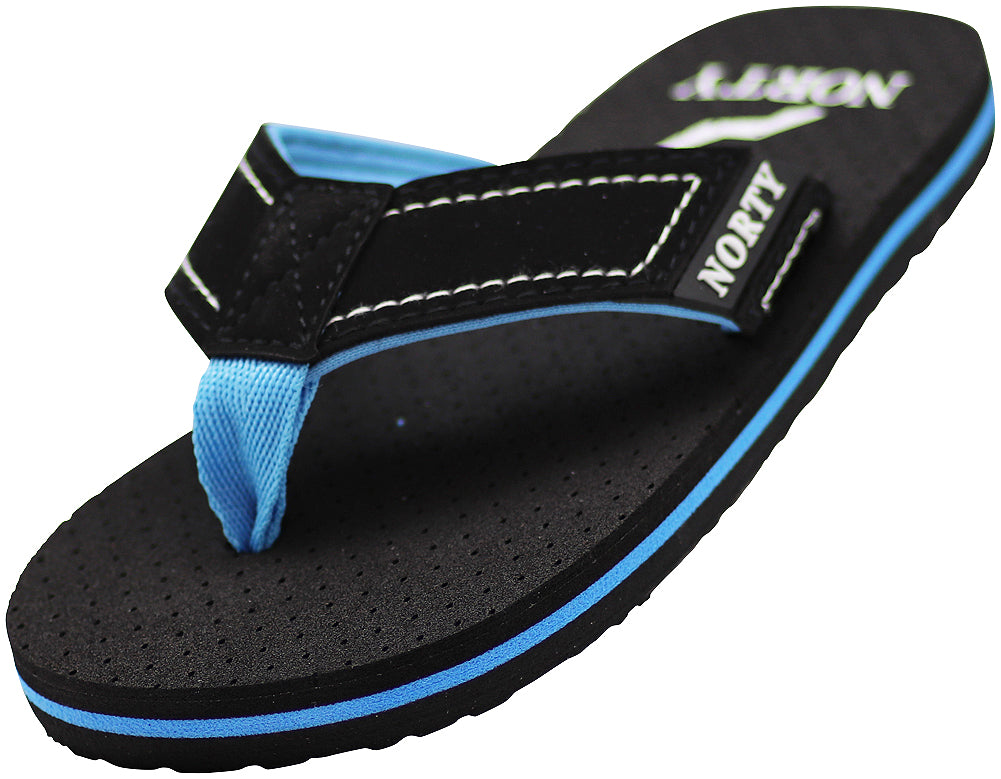 NORTY Boy's Flip Flop for The Beach, Pool, Everyday - Runs One Size Small