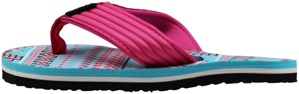 NORTY Girl's Casual Flip Flop Sandals For Beach, Pool or Everyday Runs 1 Size Small