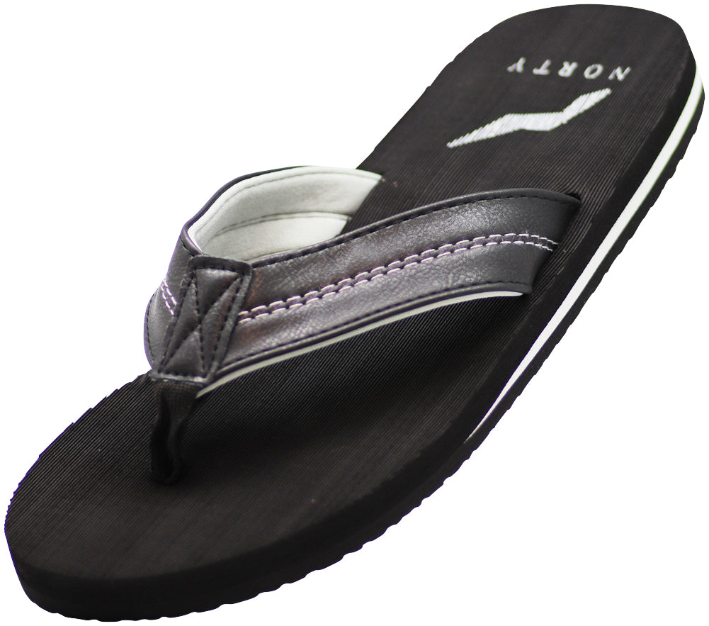 Norty Men's Soft EVA Flip Flop Thong Sandal Shoe