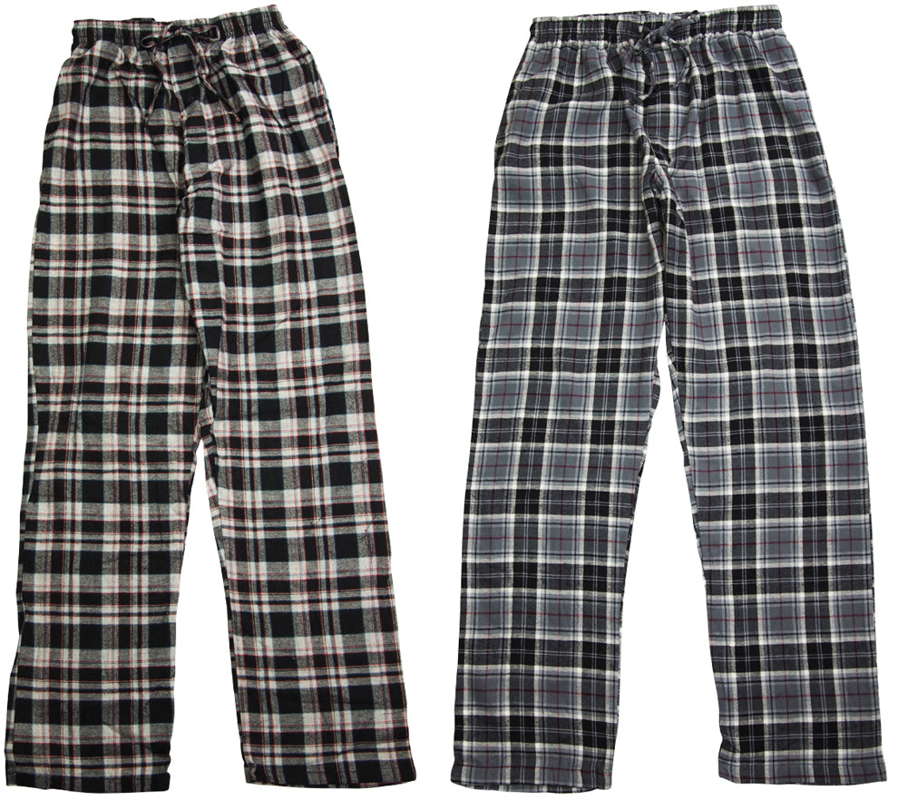 Hanes Men's Lightweight Yarn Dyed Flannel Sleep Pajama Lounge Pants for Men