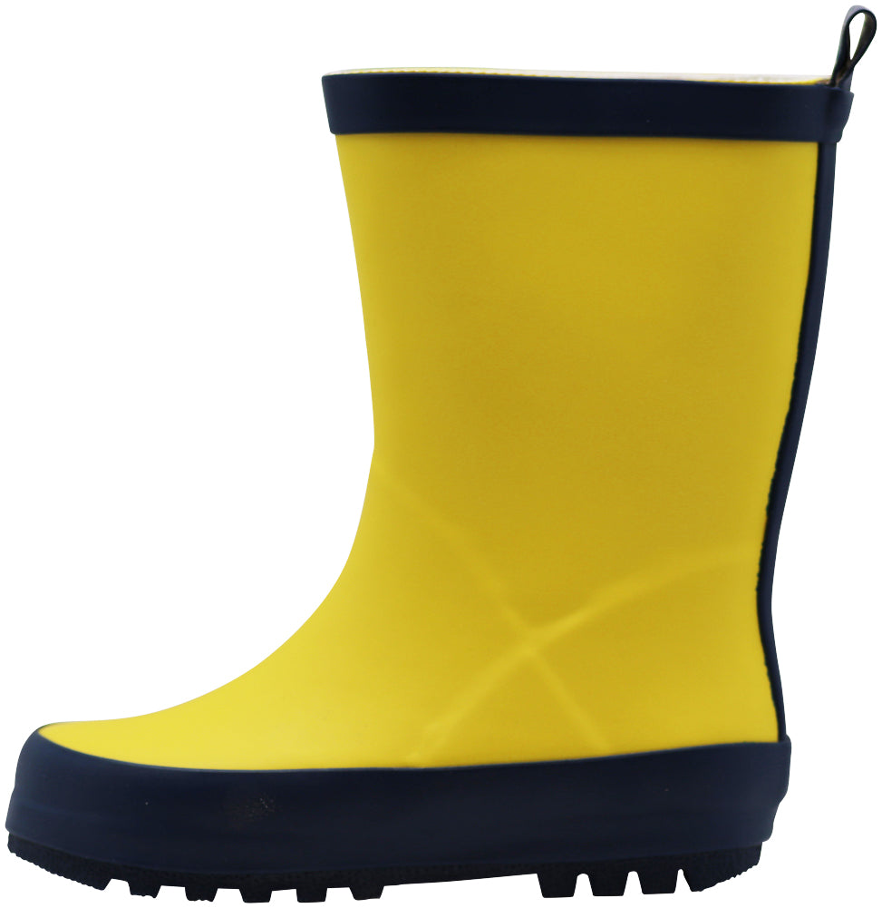 Norty Toddlers Kids Boys Girls Waterproof Rubber Rain Boots