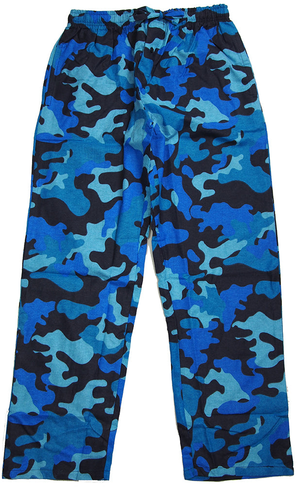 NORTY Men's 100% Cotton Printed Flannel Sleep Lounge Pajama Pant - 4 Prints