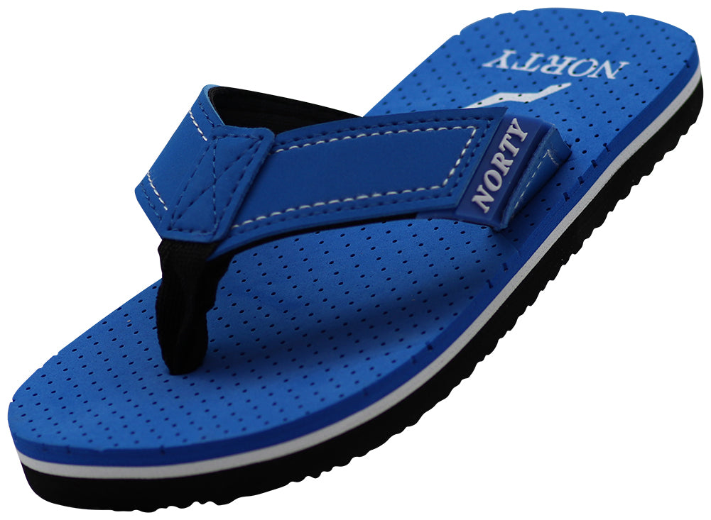 NORTY Boy's Flip Flop for The Beach, Pool, Everyday - Runs One Size Small