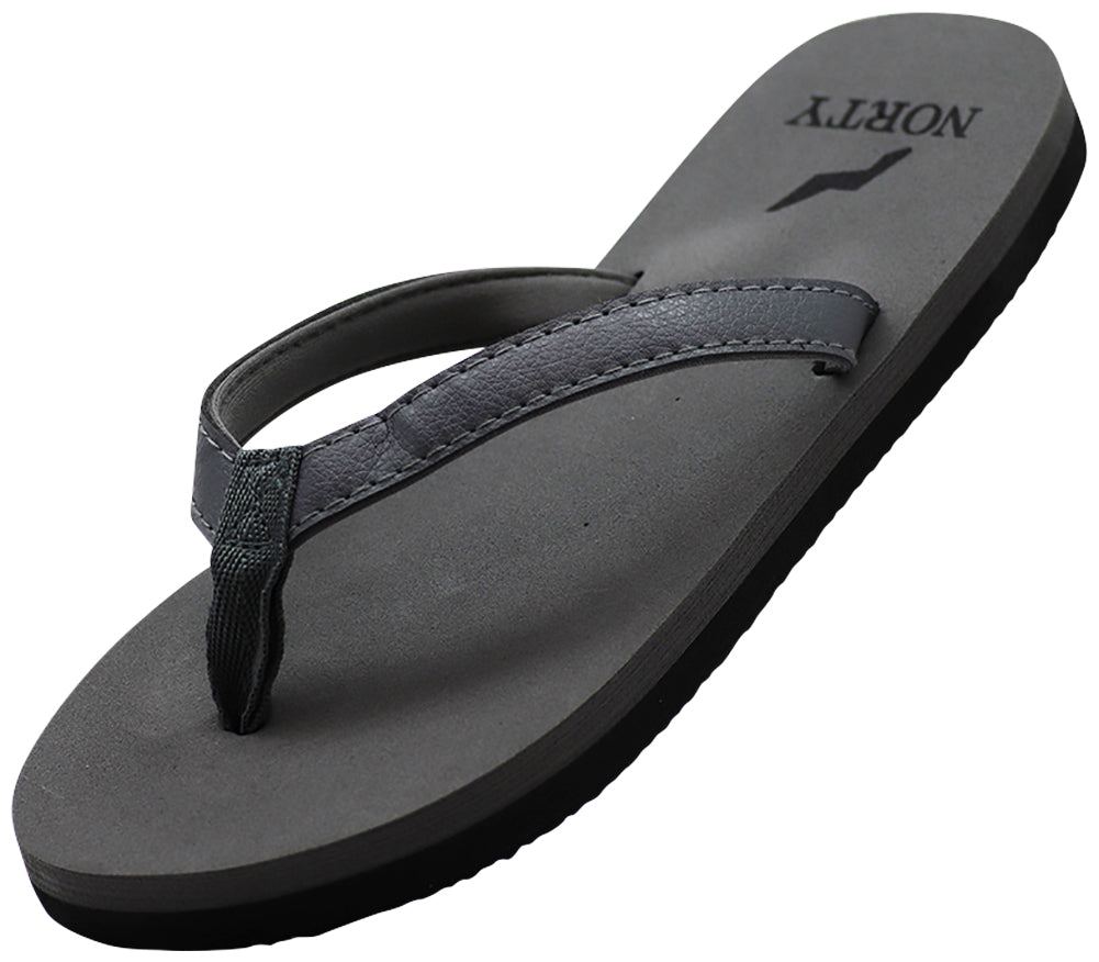 Norty Women's Soft Cushioned Footbed Flip Flop Thong Sandal