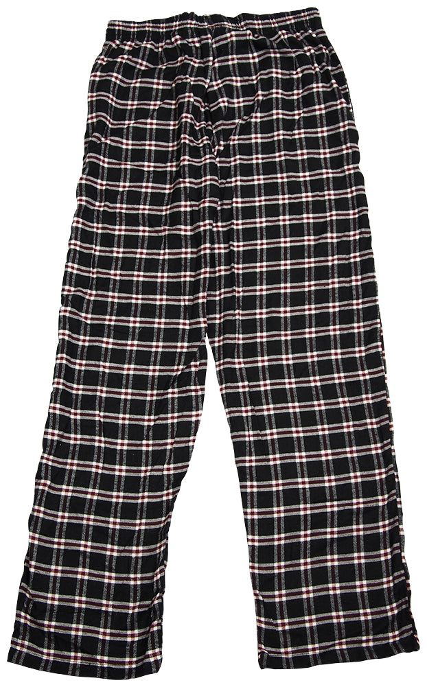 Hanes Mens Cotton Blend Flannel Plaid Drawstring Lounge Sleep Pajama Pant