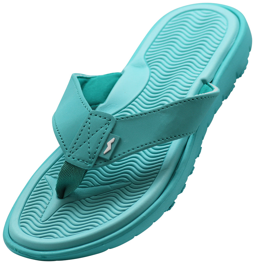 NORTY - Women's Thong Flip Flop Sandals Casual for Beach, Pool, Shower - Runs 1 Size Small