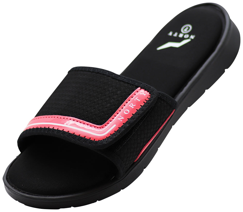 NORTY Women's Memory Foam Footbed Sandals - Runs 1 Size Small