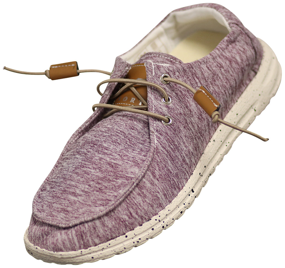 NORTY Women's Lightweight Loafer Slip On Lace Up Boat Shoe