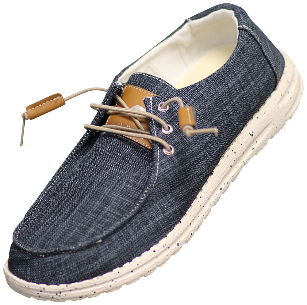 NORTY Women's Lightweight Loafer Slip On Lace Up Boat Shoe