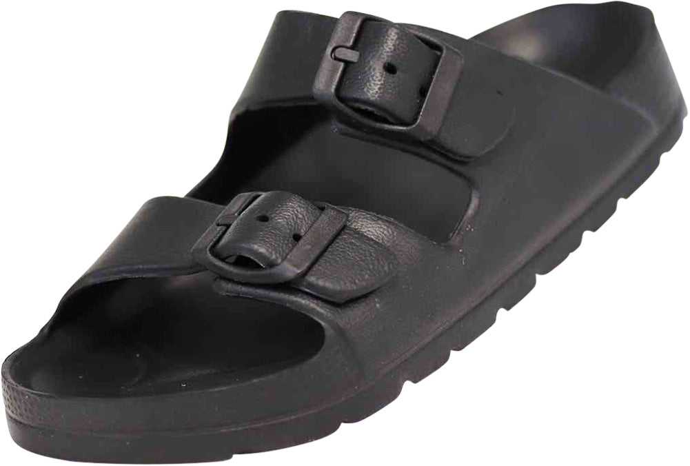 Norty Boy Girl Children Toddler Little and Big Kid 2 Strap Slide Sandal