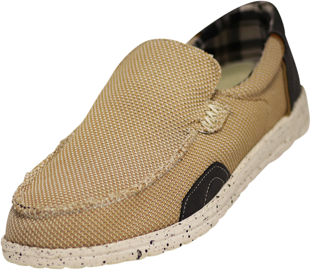 NORTY - Mens Lightweight Loafer Slip On Lace Up Boat Shoe