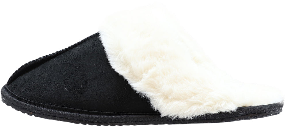 Norty Women's Mule Clog Slippers with Soft Plush Lining and Indoor Outdoor Sole