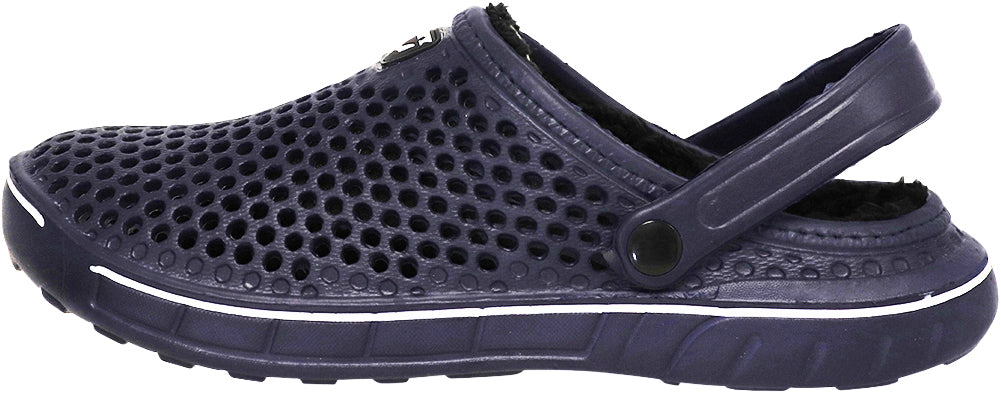 NORTY Men's Slip On Clog Walking, Garden, Water Shoe Microfleece Lined