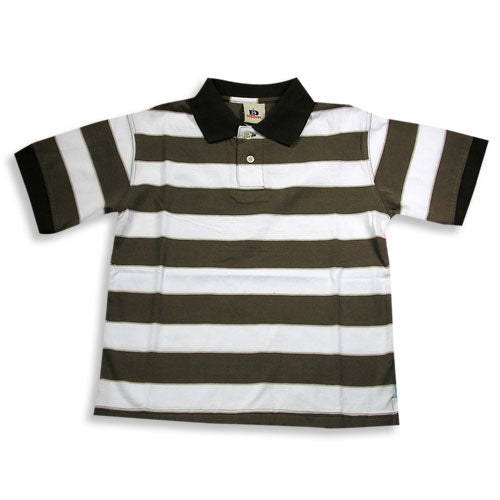 Dogwood Boys Striped Short Sleeve Polo