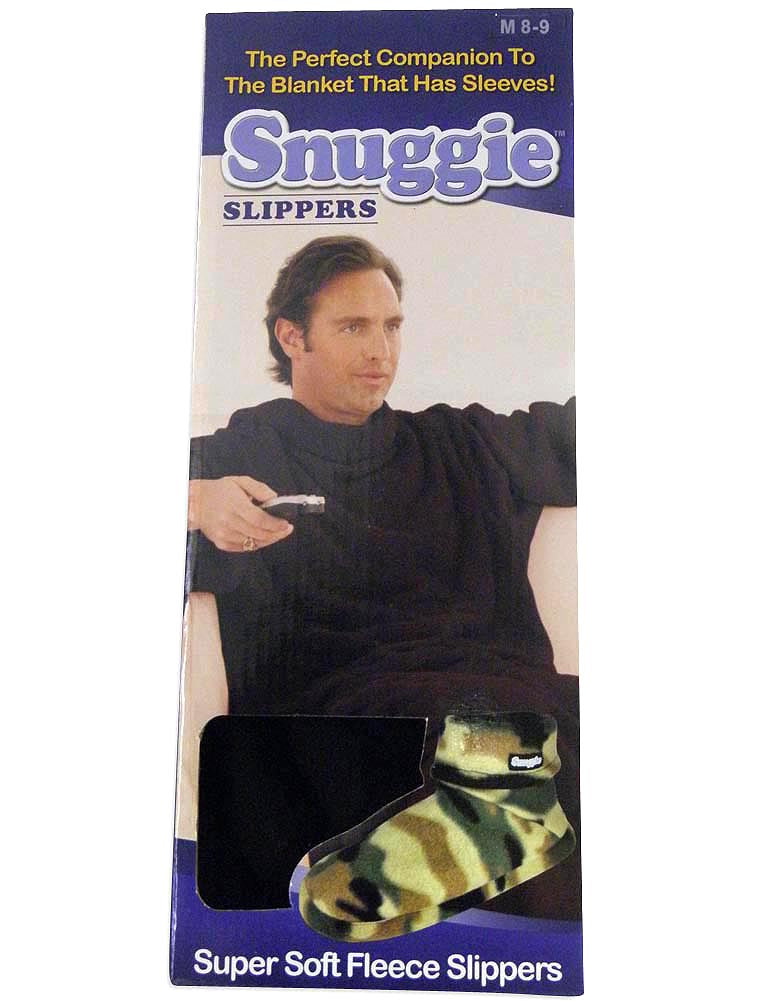 Snuggies Fleece Slippers for Men