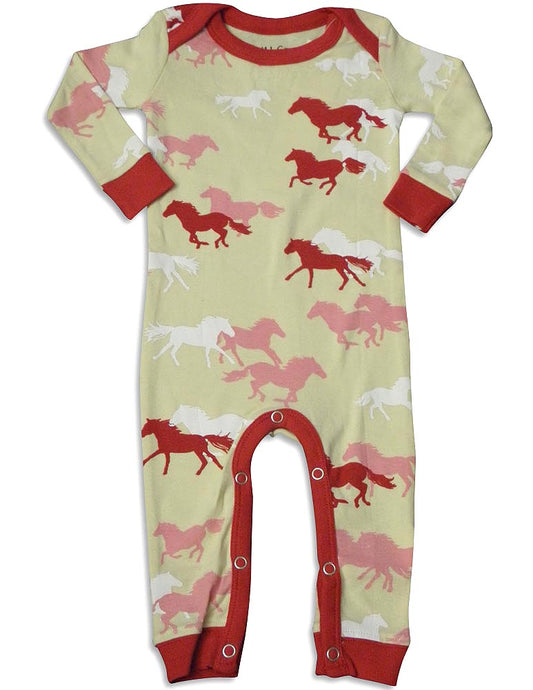 Wild and Cozy by Hatley Baby Infant Girls Long Sleeve One Piece Cotton Coverall