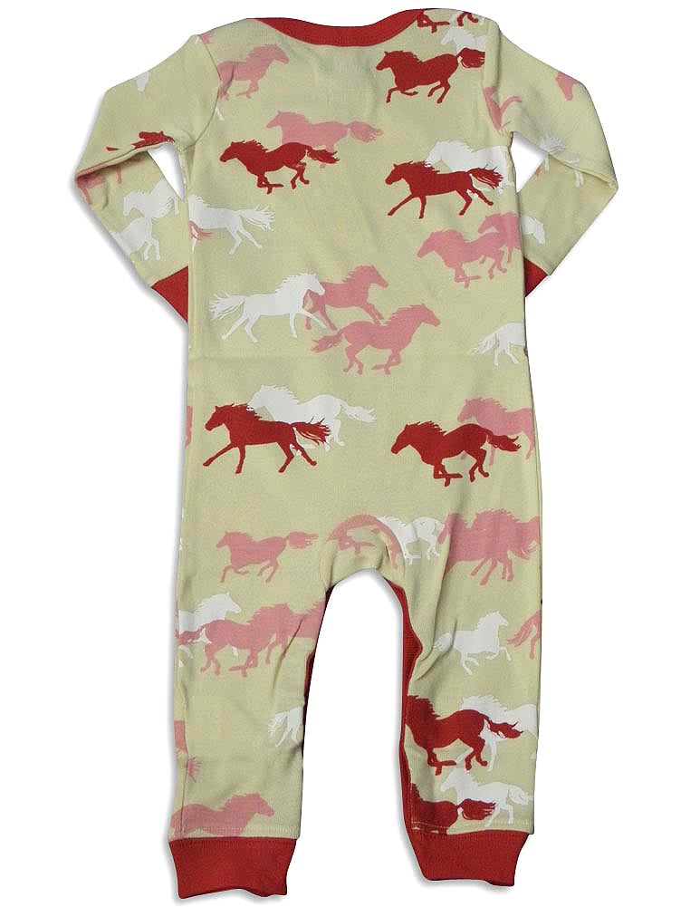 Wild and Cozy by Hatley Baby Infant Girls Long Sleeve One Piece Cotton Coverall