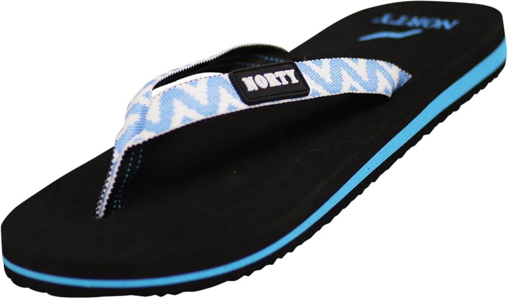 NORTY Women's Thong Flip Flop Sandal for Beach, Pool and Everyday - Runs Two Sizes Small