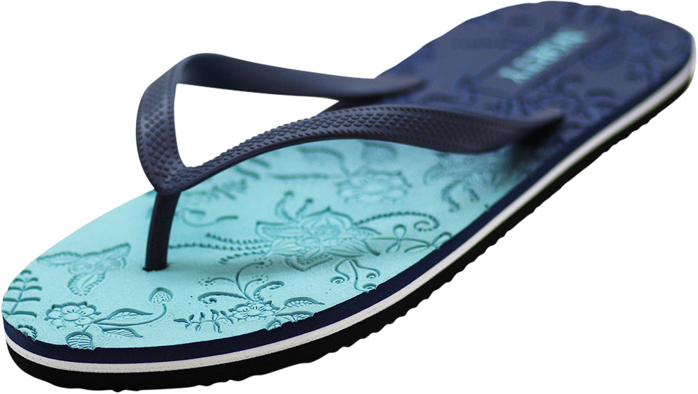 NORTY Women's Thong Flip Flop Sandal for Beach, Pool and Everyday - Runs Two Sizes Small