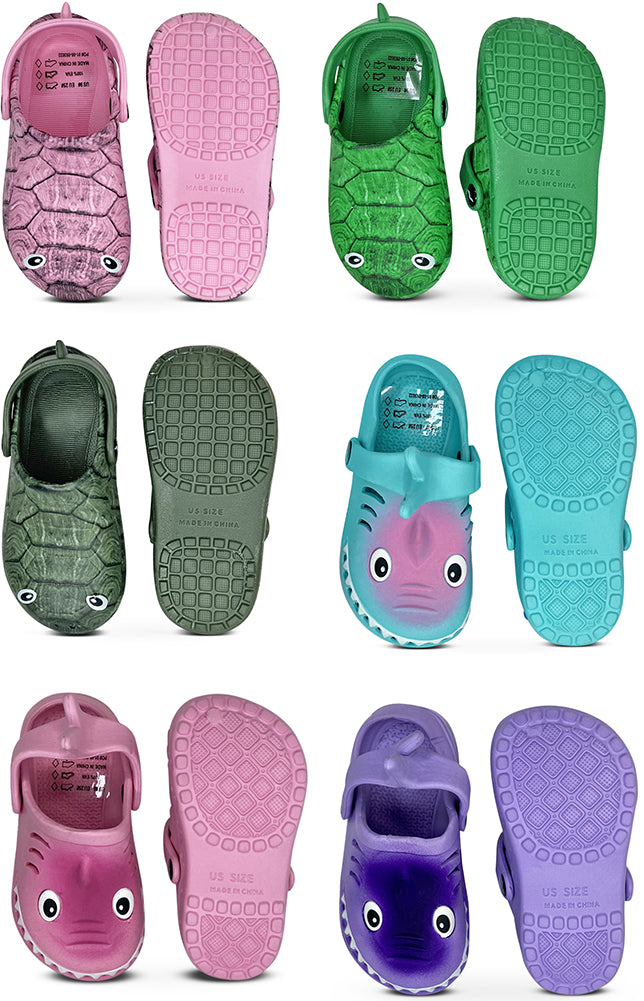 Norty Girl's Boy's Toddler Children Kid Fun Slip On Sandal Slipper Clog Shoe