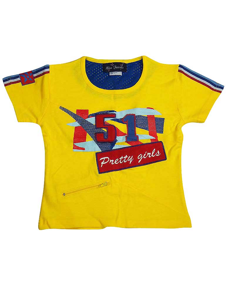 Miss Jeans - Big Girls' Short Sleeved Tee