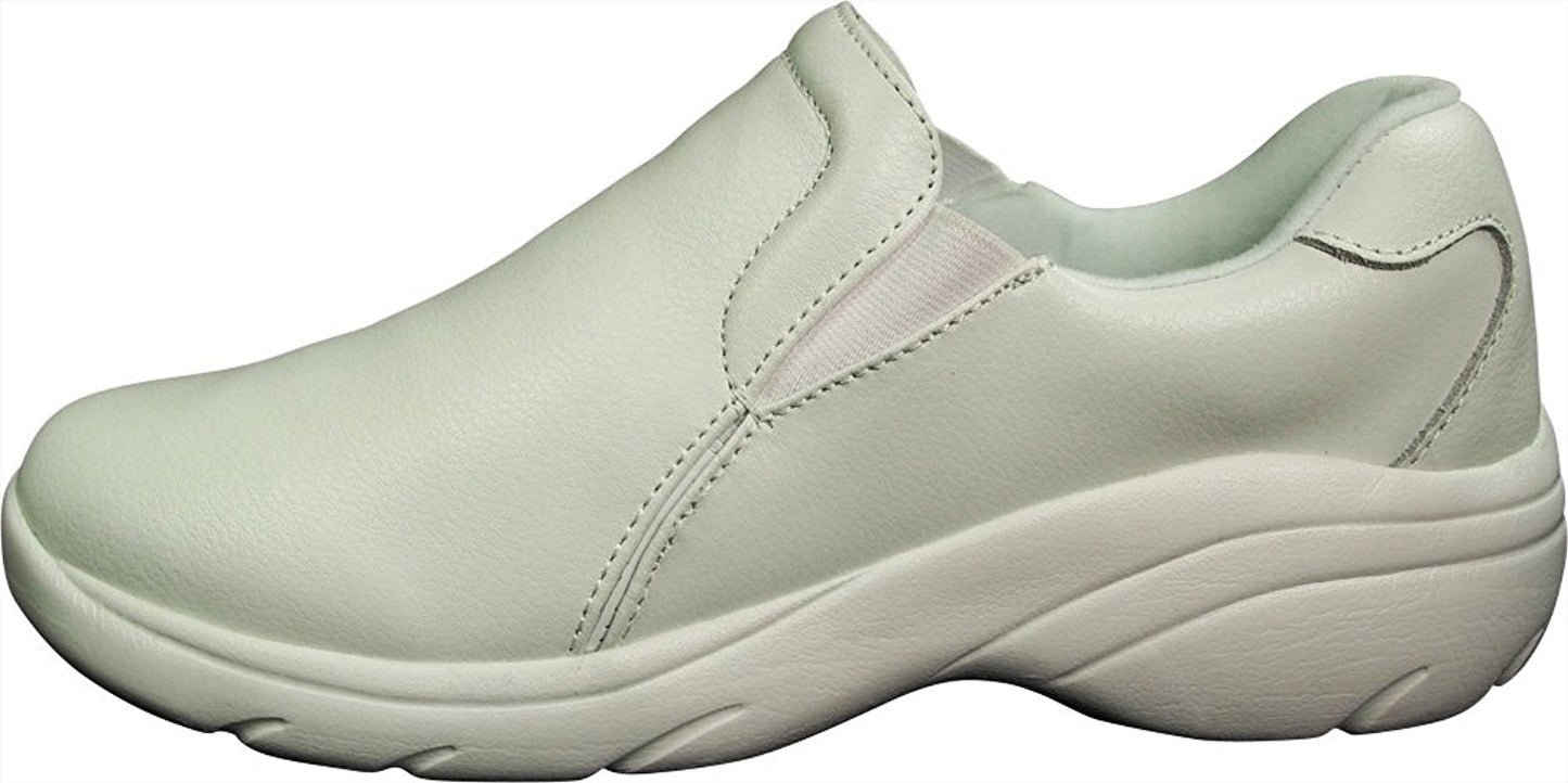 Natural Uniforms - Ladies, Womens Premium Leather Clogs - Medical, Dental, Nursing Shoes - Rubber Sole