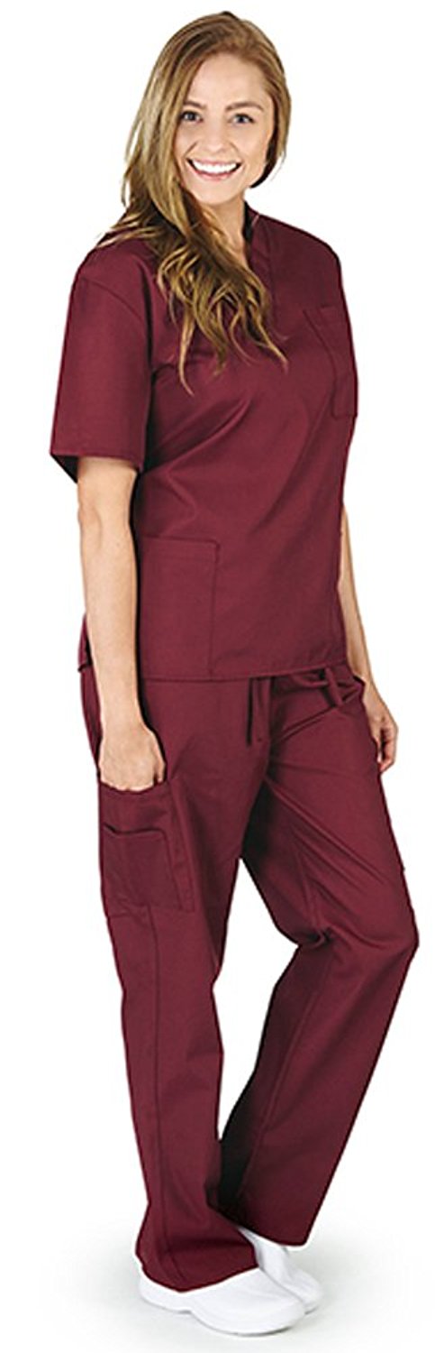 Natural Workwear Uniform - Unisex - Premium Medical Nurse Scrubs Set