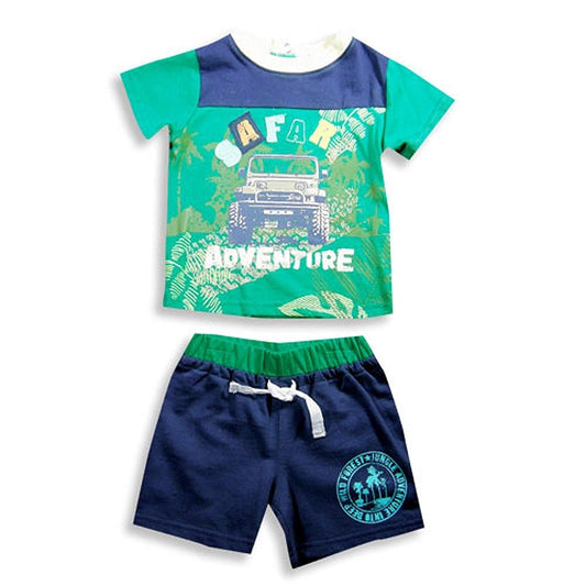 Nick & Eddie - Baby and Toddler Boys Short Sleeve Short Set