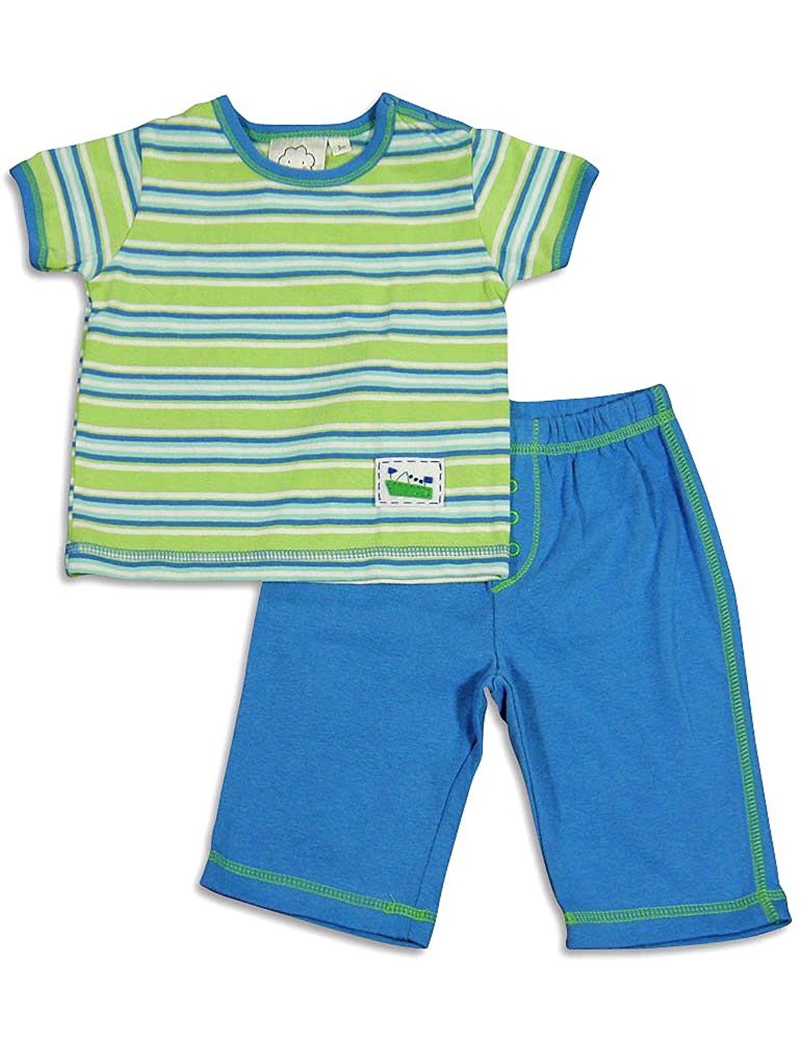 Cloud Mine - Baby Boys Short Sleeve Dog Pant Set