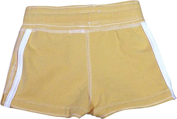 Purple Orchid - Big Girls' Gym Short, Yellow 26786-7