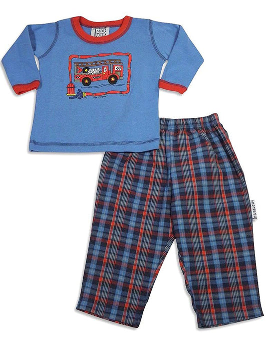 Mis Tee V-Us - Baby Boys Long Sleeve Pant Set