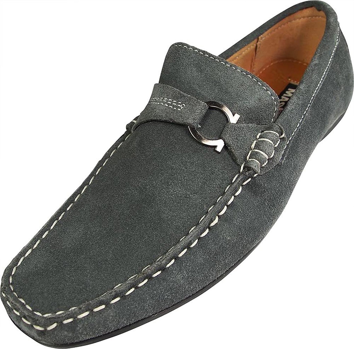 Masimo - Mens Slip On Casual Dress Suede Driving Moccasin