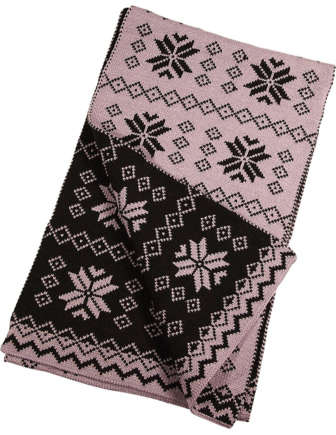 Winter Warm-Up - Ladies Reversible Snowflake Scarf