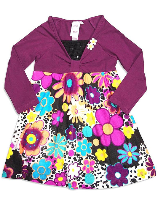 Me Me Me by Lipstik - Little Girls' Long Sleeve Dress