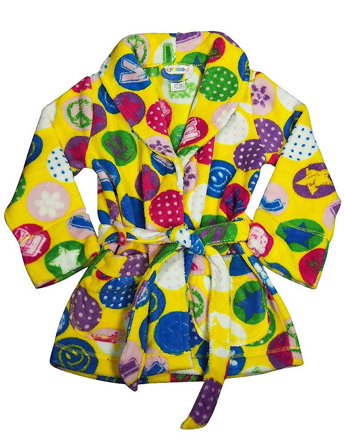 I heart Tweenklz - Little Girls' Plush and Cozy Fleece Bathrobe