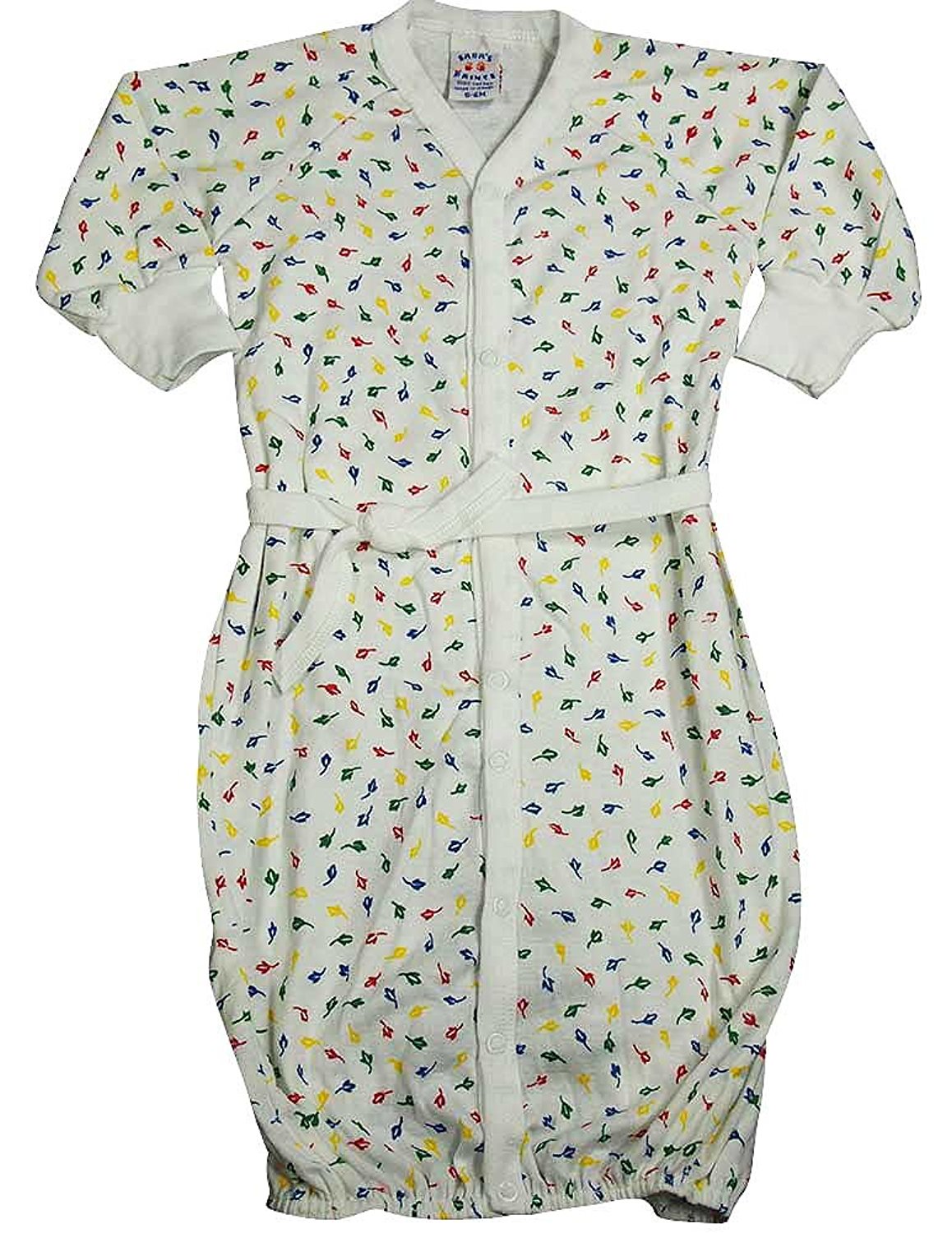 Sara's Prints - Baby Girls Long Sleeved Convertible Coverall