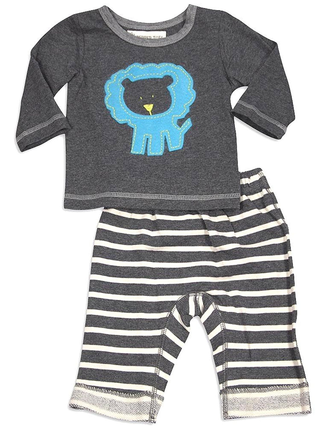 Pepper Toes - Baby Boys Long Sleeve Turtle Pant Set